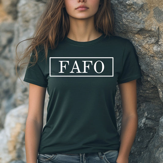 FAFO T-Shirt – Bold Graphic Statement Tee