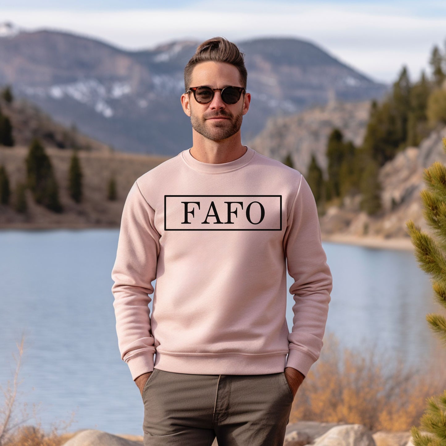FAFO Sweatshirt Bold Graphic Statement Shirt