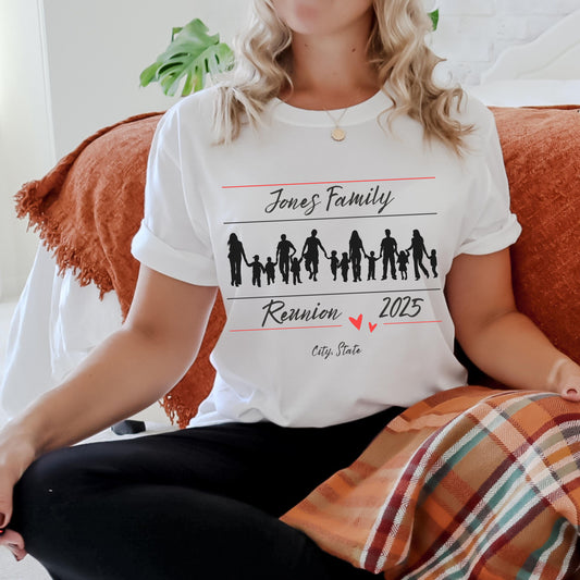 Family Reunion T-Shirt | Customizable Unisex Tee | Perfect for Gatherings, Celebrations, Family Events, Gifts