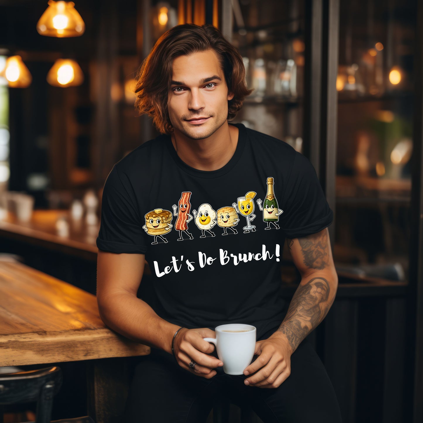 Let’s Do Brunch T-Shirt | Funny Brunch Shirt for Friends, Weekend Coffee & Mimosas Tee