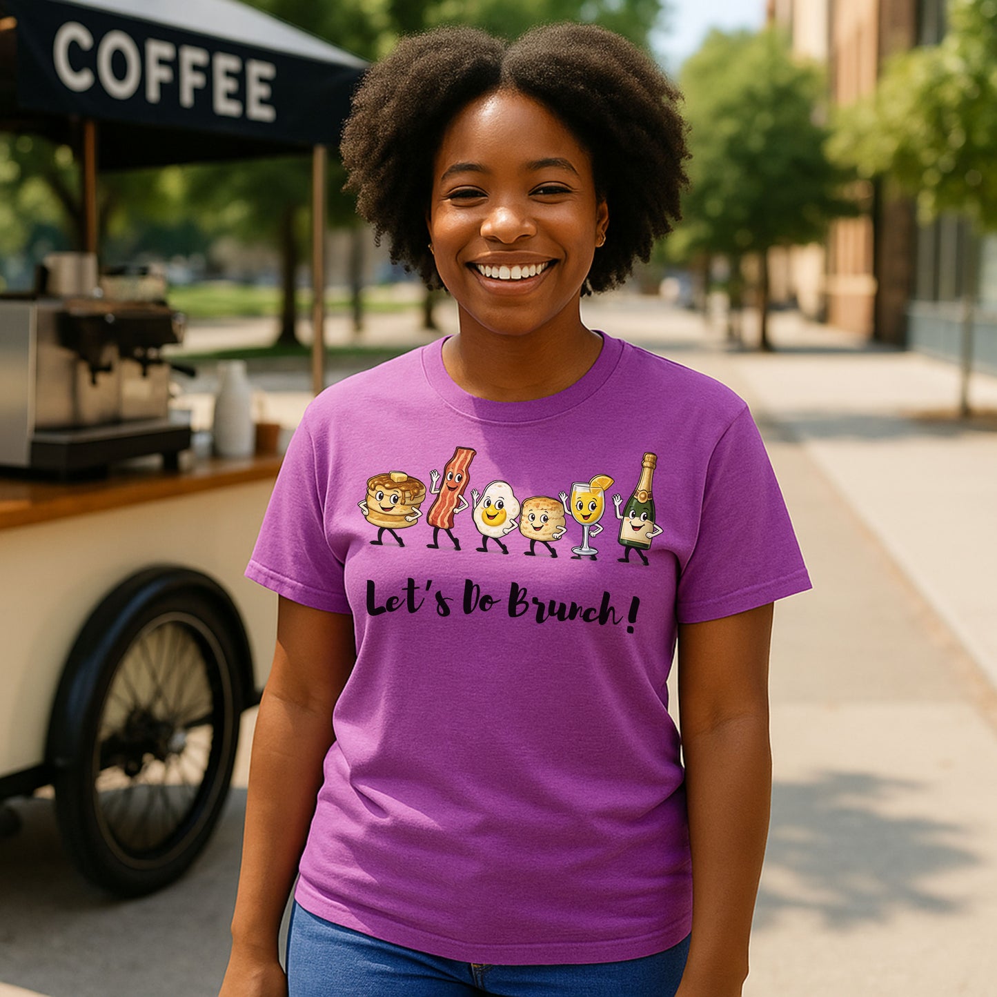 Let’s Do Brunch T-Shirt | Funny Brunch Shirt for Friends, Weekend Coffee & Mimosas Tee