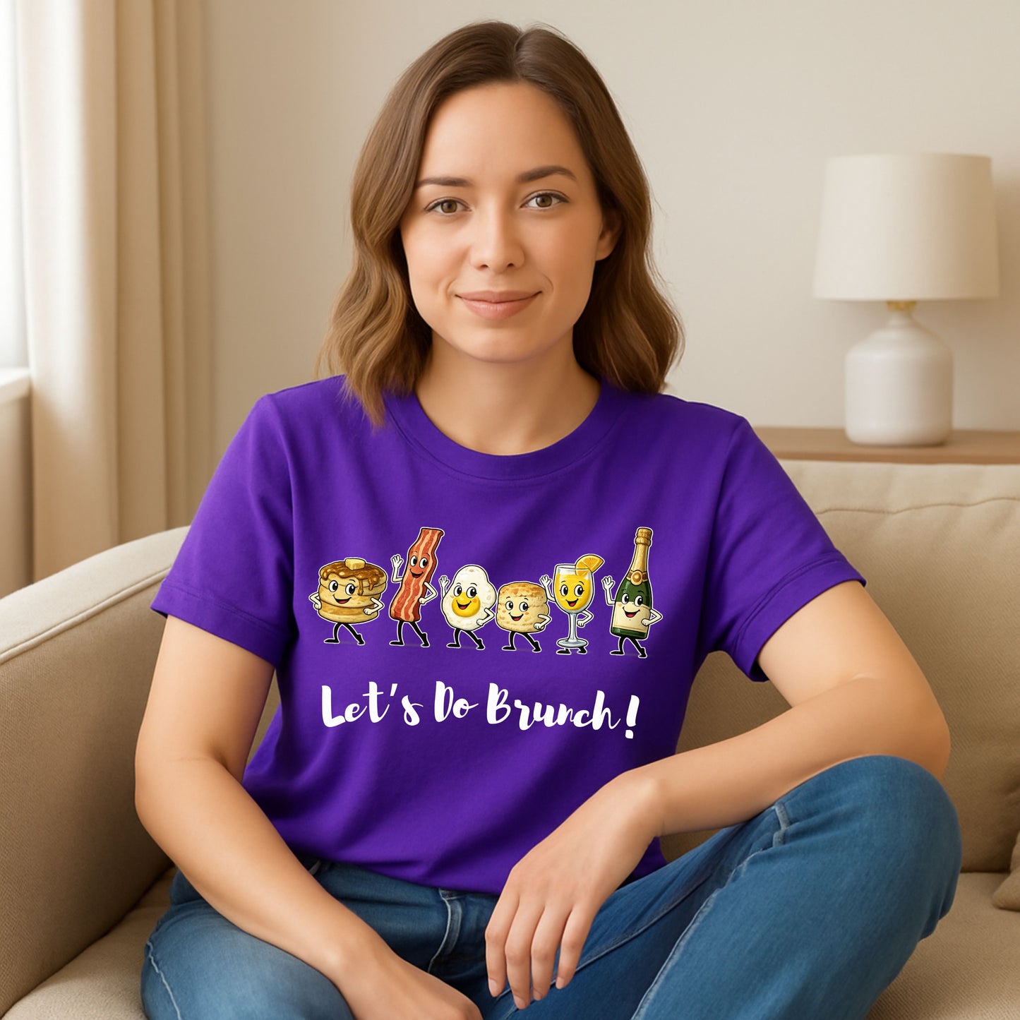 Let’s Do Brunch T-Shirt | Funny Brunch Shirt for Friends, Weekend Coffee & Mimosas Tee