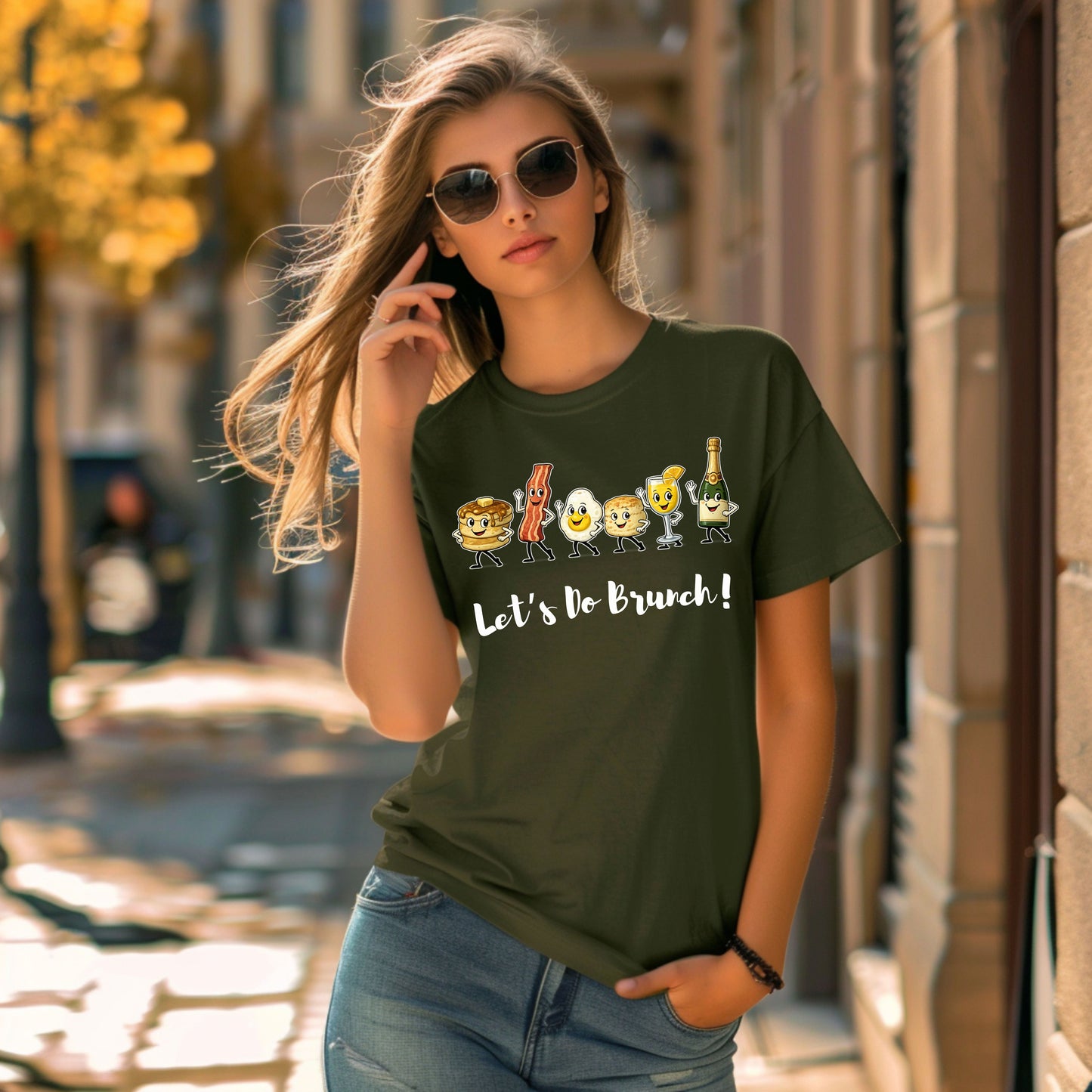 Let’s Do Brunch T-Shirt | Funny Brunch Shirt for Friends, Weekend Coffee & Mimosas Tee