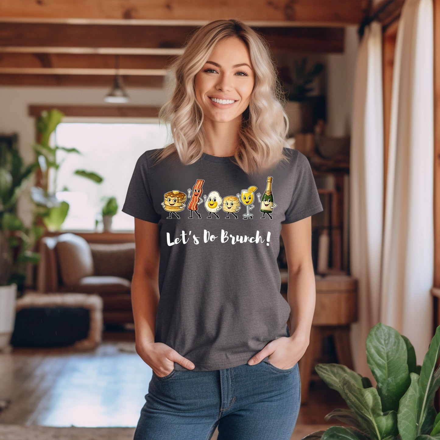 Let’s Do Brunch T-Shirt | Funny Brunch Shirt for Friends, Weekend Coffee & Mimosas Tee