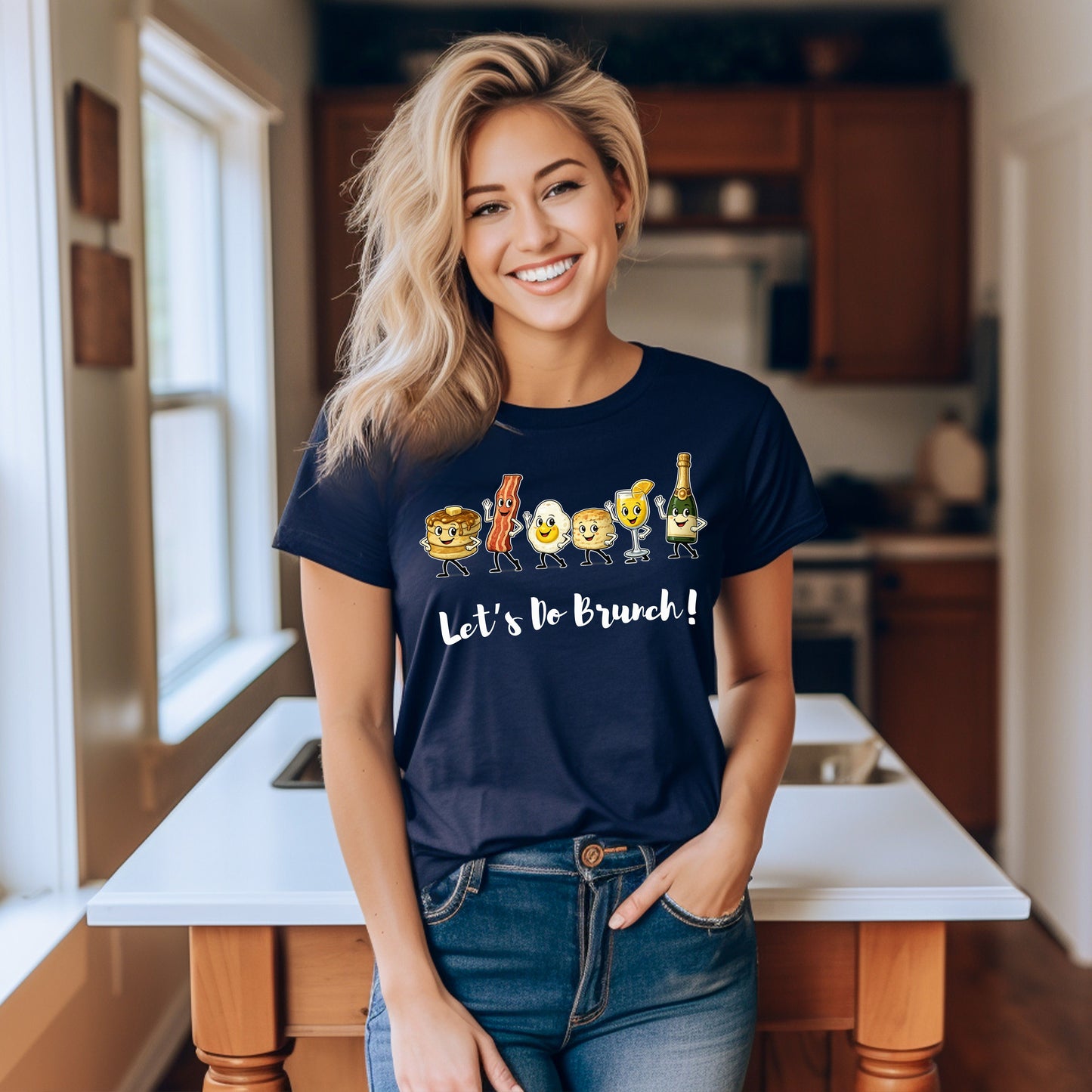 Let’s Do Brunch T-Shirt | Funny Brunch Shirt for Friends, Weekend Coffee & Mimosas Tee