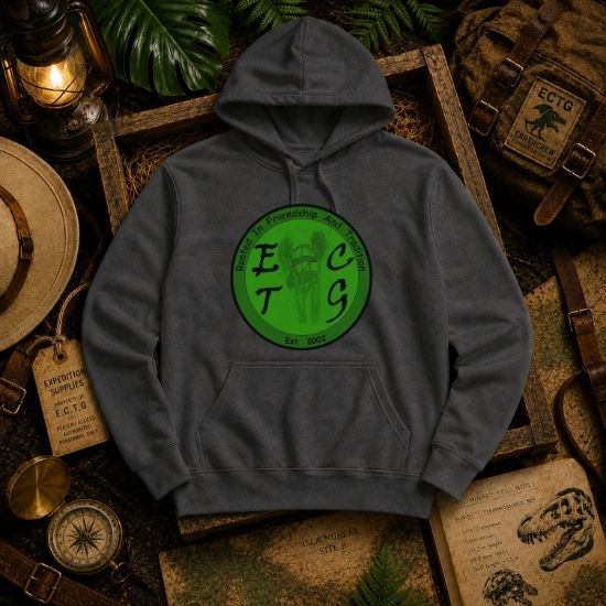 Classic ECTG Green Logo Hooded Sweatshirt