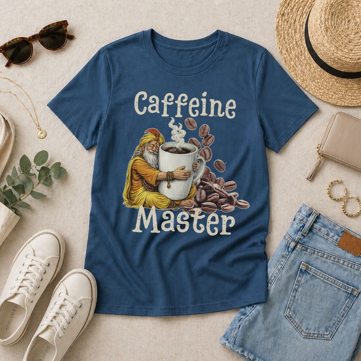 Caffeine Master Shirt Funny Coffee Lover Tee Coffee Addict Gift Caffeine Graphic T Shirt Coffee Enthusiast Unisex Tee