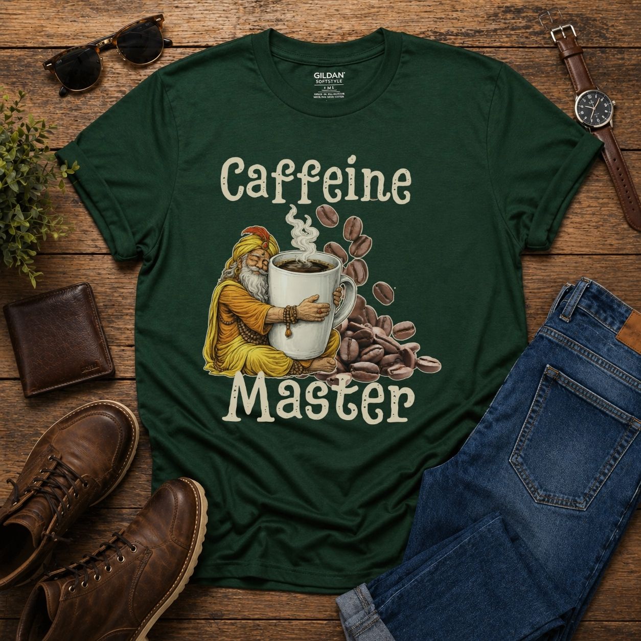 Caffeine Master Shirt Funny Coffee Lover Tee Coffee Addict Gift Caffeine Graphic T Shirt Coffee Enthusiast Unisex Tee