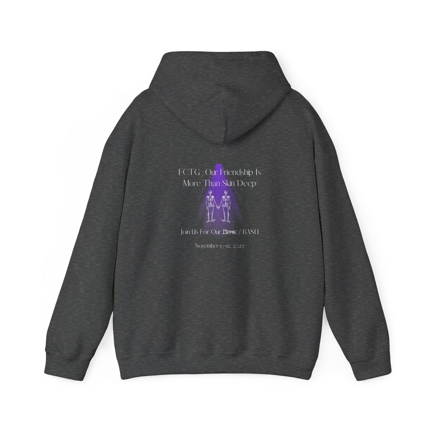 2023 November Bash  Light text Hooded Sweatshirt