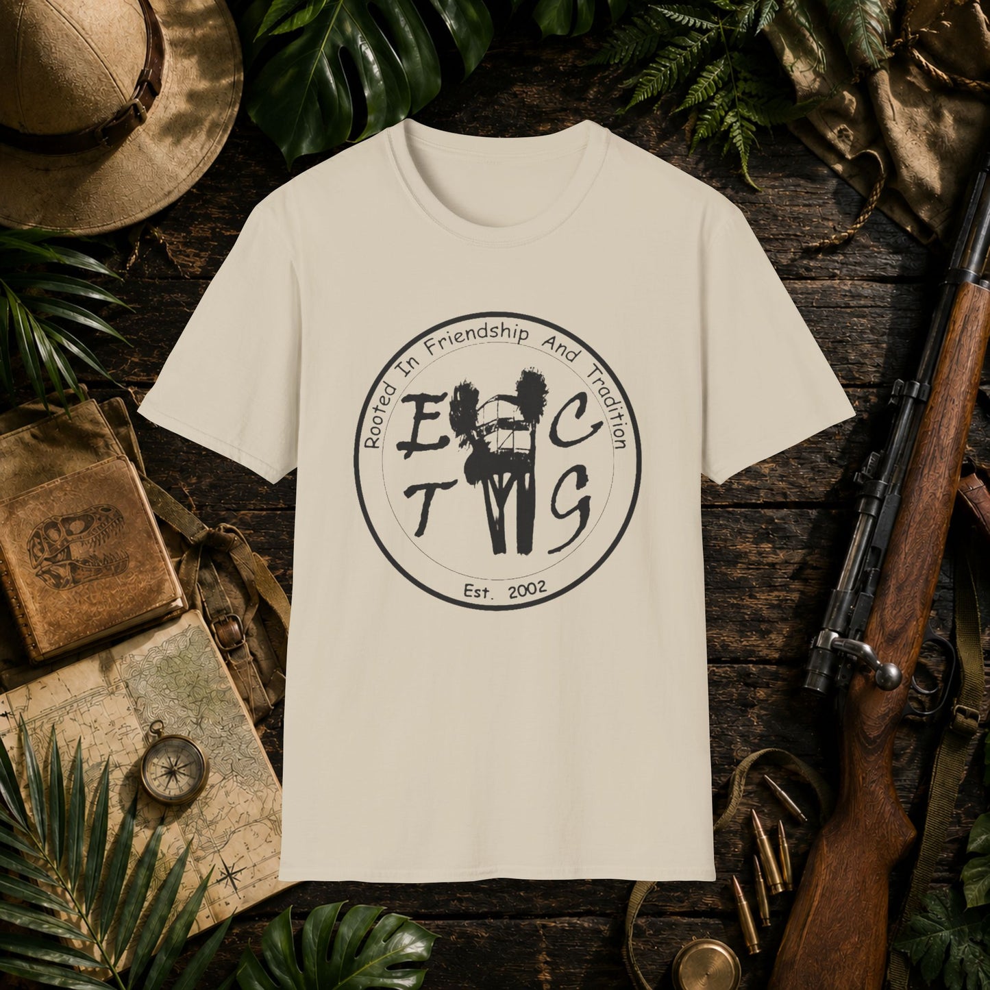 Black Outline ECTG Logo T-Shirt
