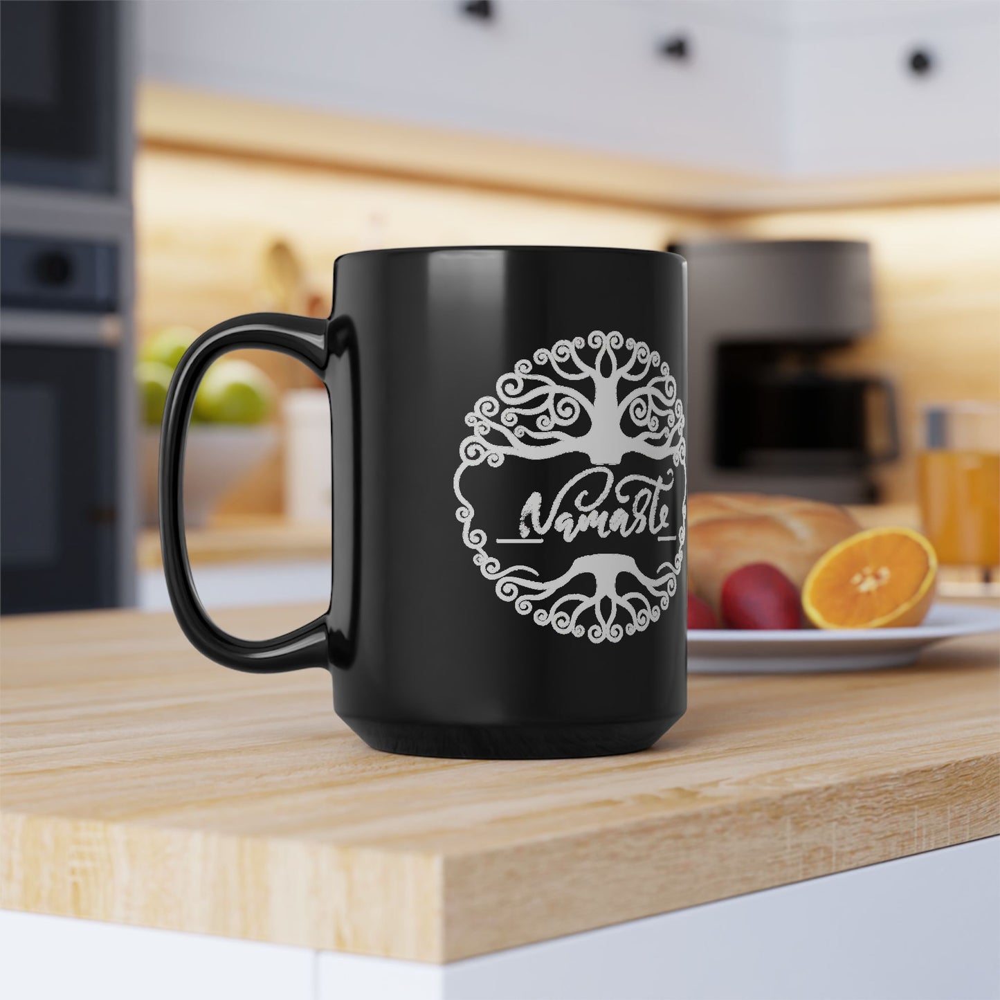Namaste Tree of Life Mug – Yoga & Mindfulness Coffee Cup | Zen Spiritual Gift