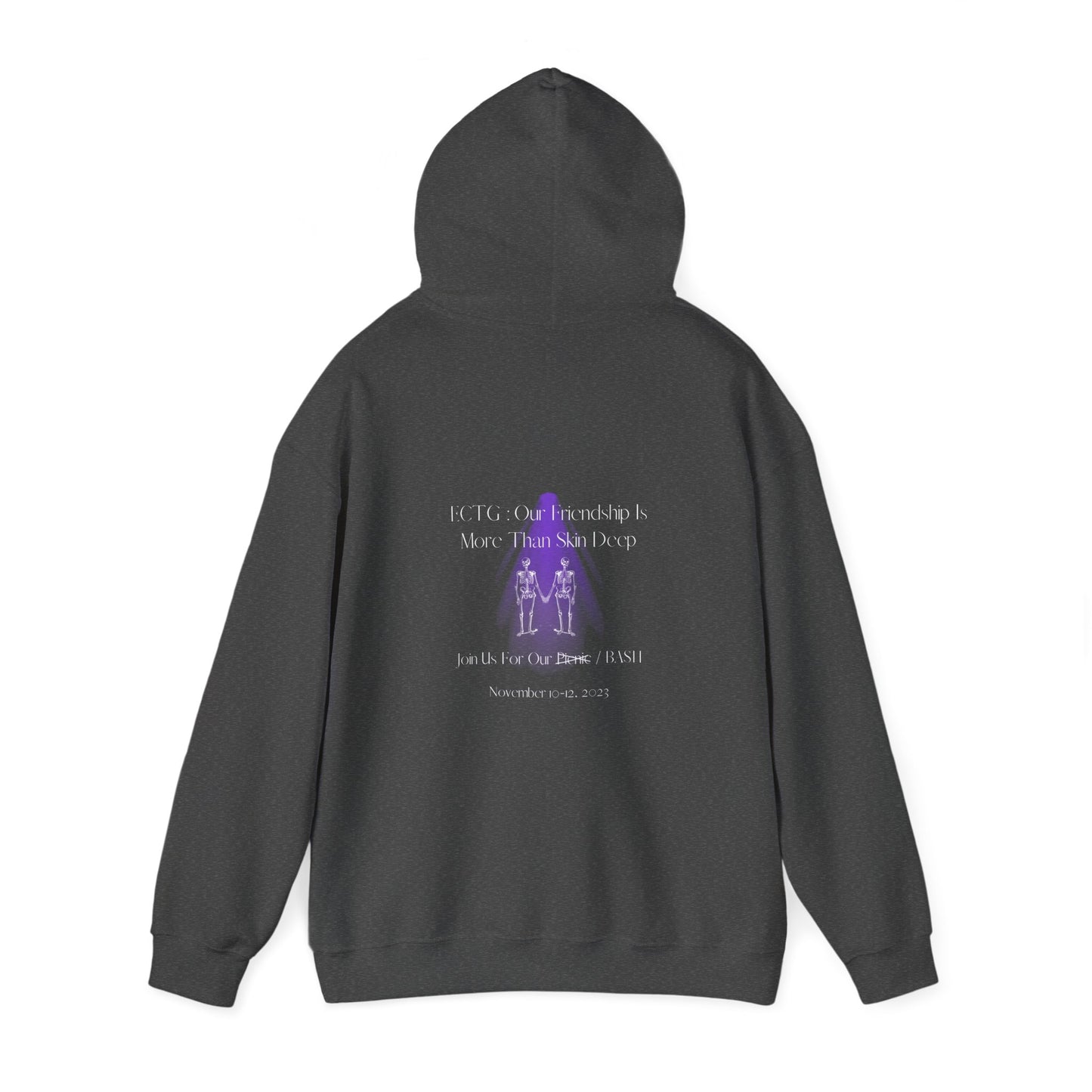 2023 November Bash  Light text Hooded Sweatshirt