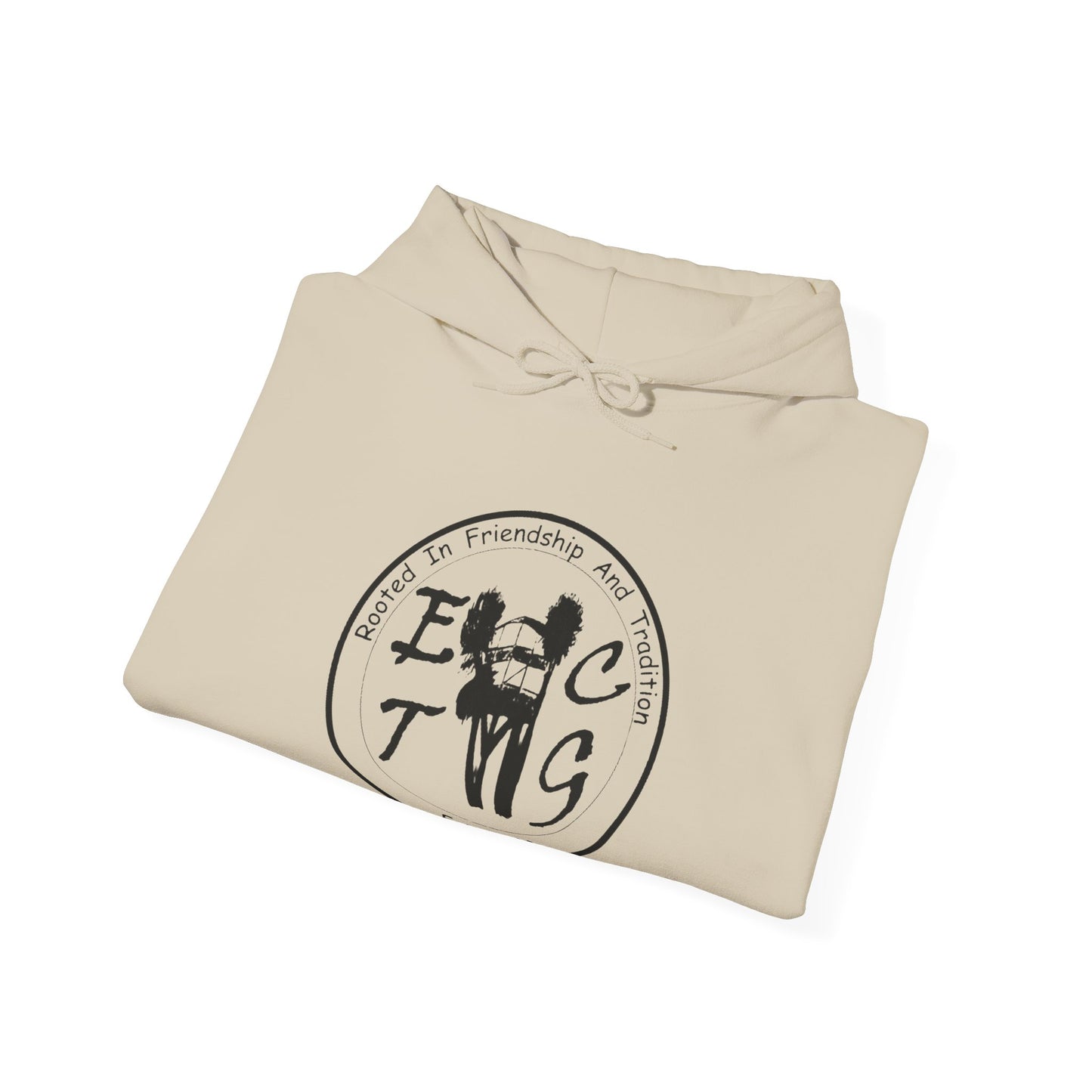 Black Outline ECTG Logo Hooded Sweatshirt