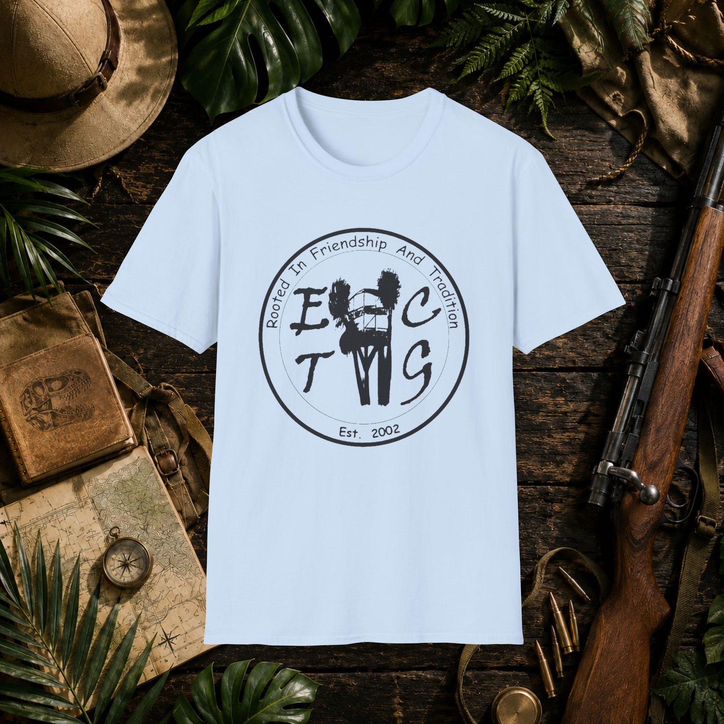 Black Outline ECTG Logo T-Shirt