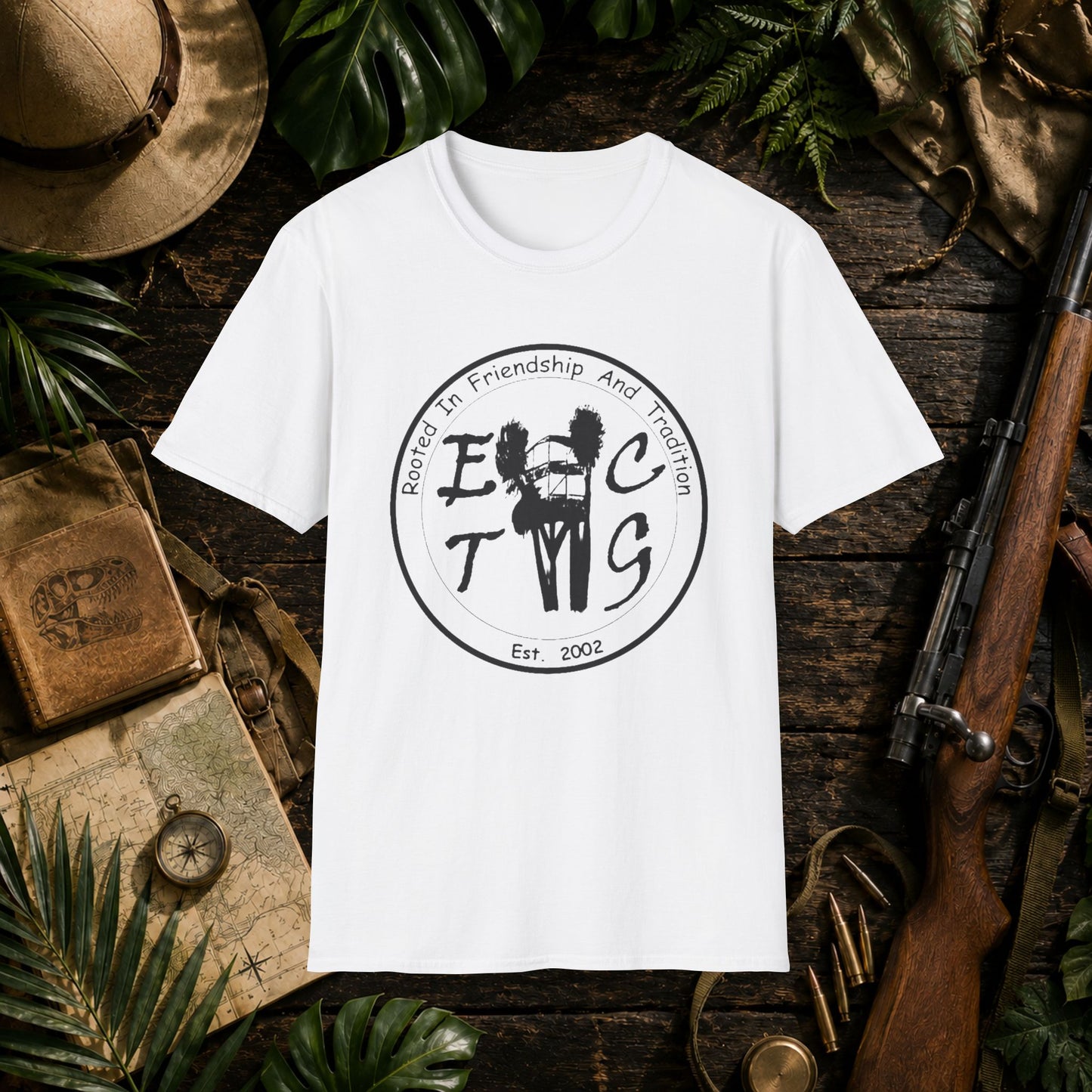 Black Outline ECTG Logo T-Shirt