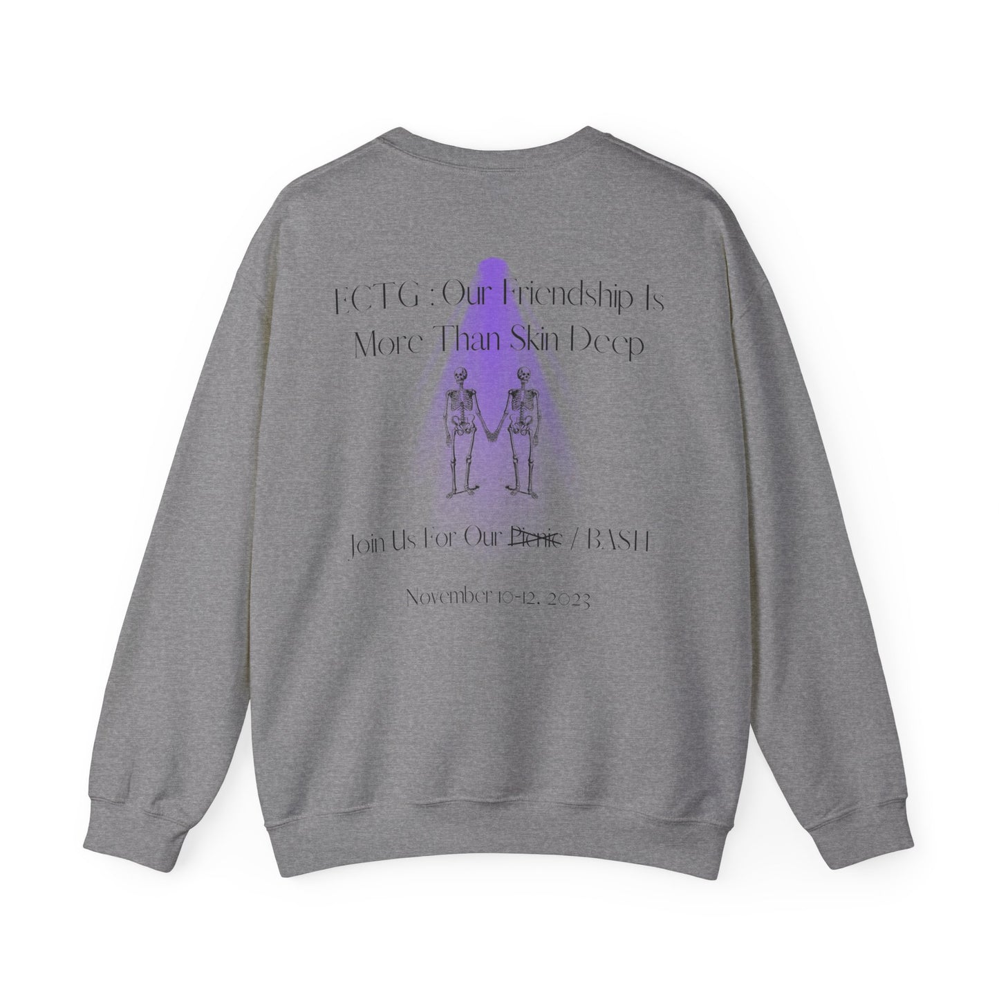 2023 November Official Bash (Black Text)  Crewneck Sweatshirt