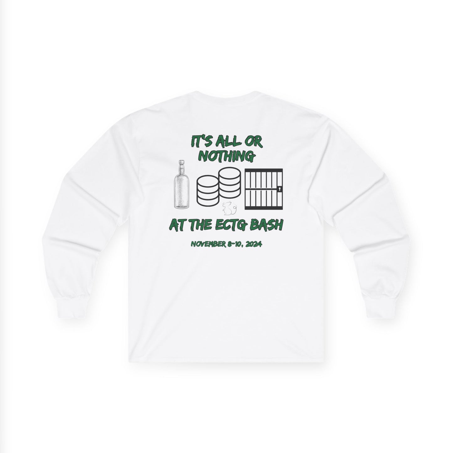 2024 November Official Bash Long Sleeve Tee  (Dark Text)