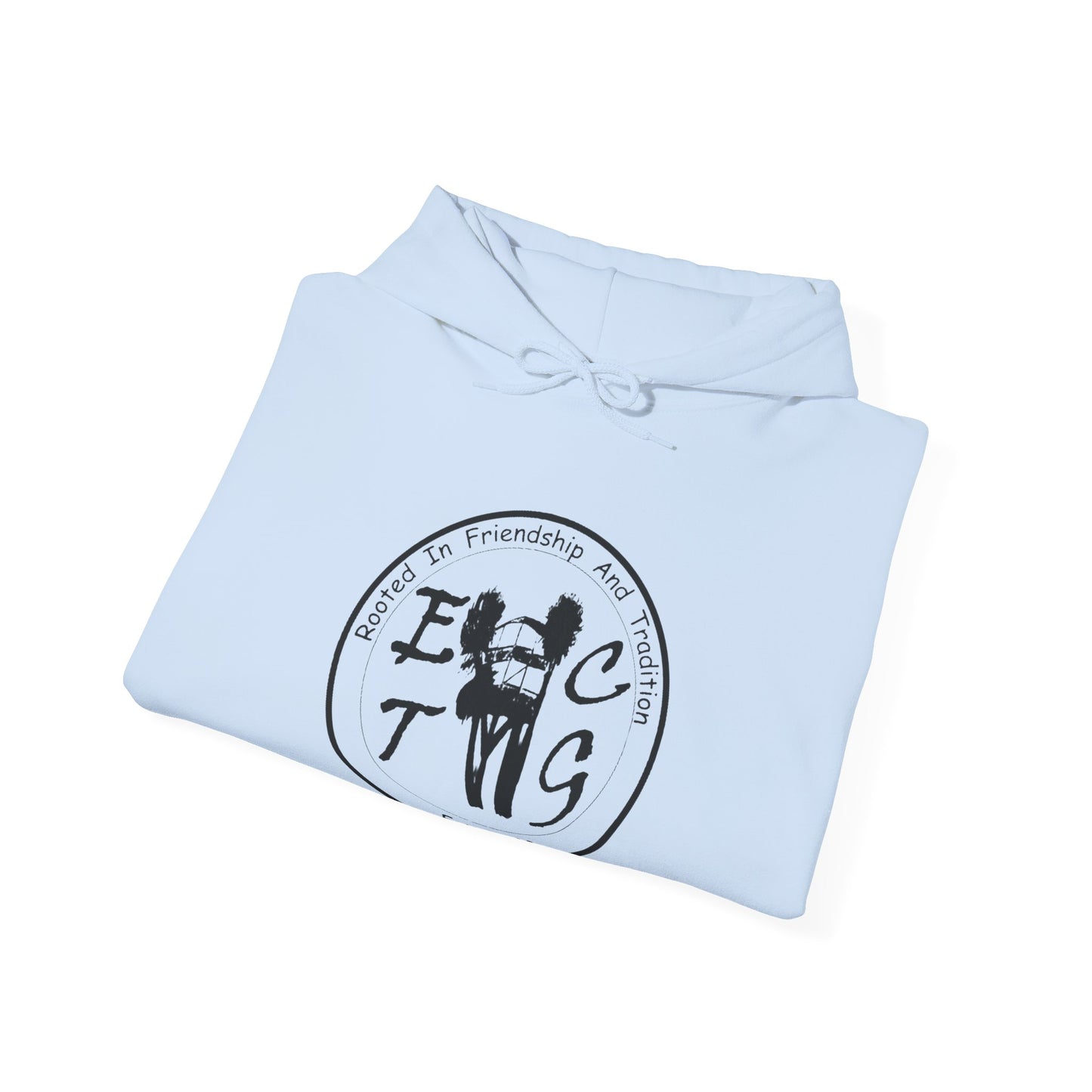 Black Outline ECTG Logo Hooded Sweatshirt
