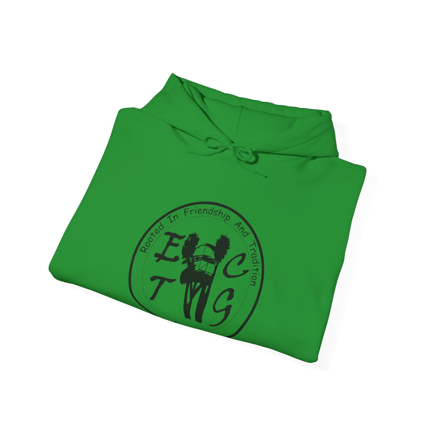 Black Outline ECTG Logo Hooded Sweatshirt
