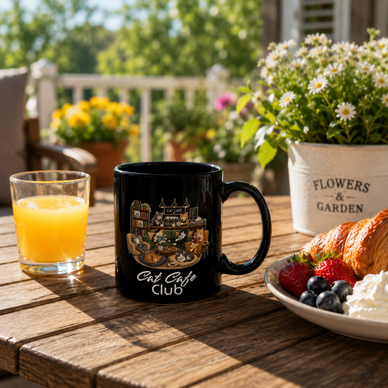Cat Cafe Club Mug, Cozy Cat Coffee Mug, Cute Cat Lover Gift, Bookish Cat Mug, Coffee Lover Mug, Cat Cafe Aesthetic Cup, Cute Kittens Mug, Reading Cat Mug, Cozy Cafe Mug, Cat Mom Gift, Whimsical Cat...